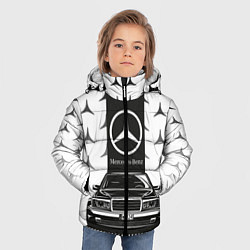 Куртка зимняя для мальчика MERCEDES BENZ, цвет: 3D-черный — фото 2