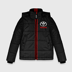Куртка зимняя для мальчика TOYOTA PASSION FOR LIFE, цвет: 3D-черный