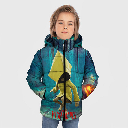 Зимняя куртка для мальчика Little Nightmares 2 / 3D-Красный – фото 3