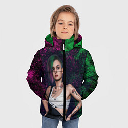 Куртка зимняя для мальчика ДЖУДИ АЛЬВАРЕС CYBERPUNK, цвет: 3D-черный — фото 2