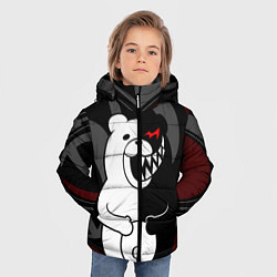 Куртка зимняя для мальчика MONOKUMA МОНОКУМА DANGANRO, цвет: 3D-светло-серый — фото 2