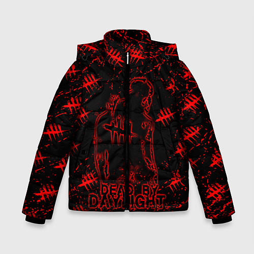 Зимняя куртка для мальчика Dead by Daylight, / 3D-Черный – фото 1