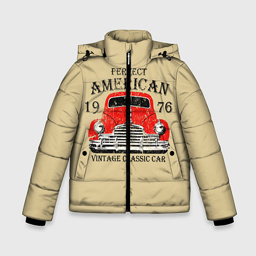 Зимняя куртка для мальчика AMERICAN CAR / 3D-Черный – фото 1