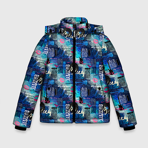 Зимняя куртка для мальчика Blues / 3D-Черный – фото 1
