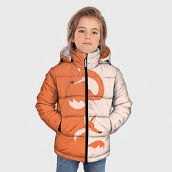 Куртка зимняя для мальчика Лисичка-сестричка, цвет: 3D-черный — фото 2