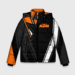 Куртка зимняя для мальчика KTM КТМ, цвет: 3D-красный
