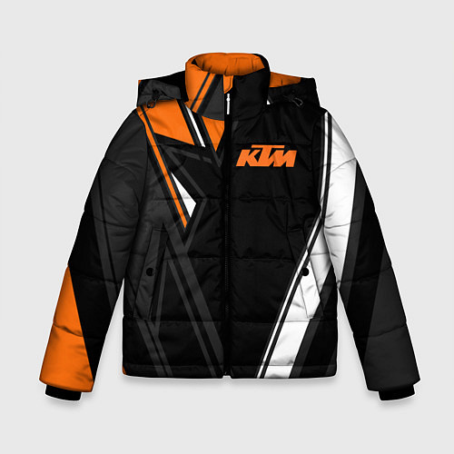 Зимняя куртка для мальчика KTM КТМ / 3D-Черный – фото 1