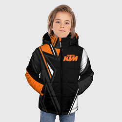 Куртка зимняя для мальчика KTM КТМ, цвет: 3D-черный — фото 2