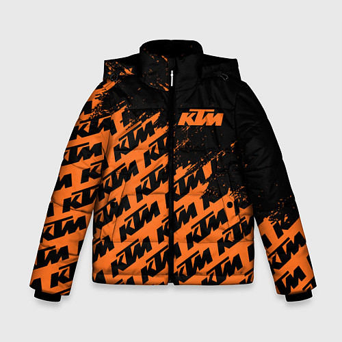 Зимняя куртка для мальчика KTM КТМ / 3D-Черный – фото 1
