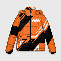 Куртка зимняя для мальчика KTM КТМ SPORT, цвет: 3D-светло-серый