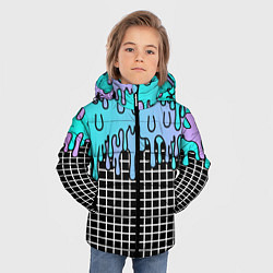 Куртка зимняя для мальчика Beach MIami, цвет: 3D-черный — фото 2