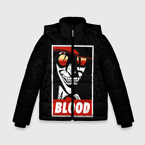Зимняя куртка для мальчика Hellsing / 3D-Черный – фото 1
