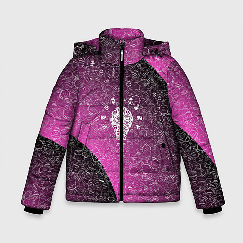 Зимняя куртка для мальчика Лампочка АПВ 150ПЧ / 3D-Черный – фото 1