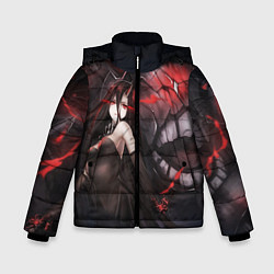 Куртка зимняя для мальчика Battleship Hime, цвет: 3D-черный
