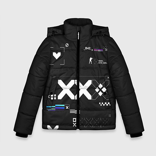 Зимняя куртка для мальчика Desert Eagle: Printstream Graphite / 3D-Черный – фото 1