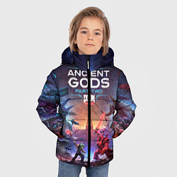 Куртка зимняя для мальчика DOOM Eternal: The Ancient Gods, цвет: 3D-красный — фото 2