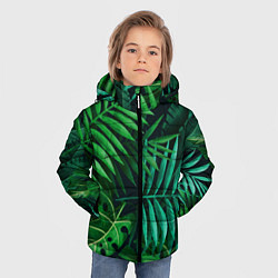 Куртка зимняя для мальчика Сочные тропики, цвет: 3D-черный — фото 2
