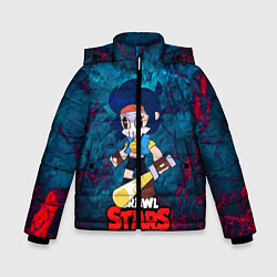 Куртка зимняя для мальчика Мстительница Биби BIBILANTE, цвет: 3D-черный