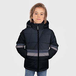 Куртка зимняя для мальчика Минимализм, цвет: 3D-черный — фото 2