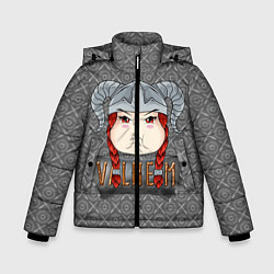 Зимняя куртка для мальчика Valheim рыжая девушка викинг