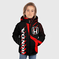 Куртка зимняя для мальчика HONDA ХОНДА СПОРТ, цвет: 3D-светло-серый — фото 2