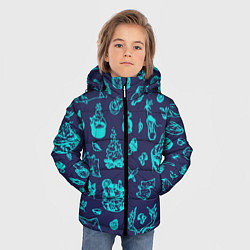 Куртка зимняя для мальчика Поход, цвет: 3D-черный — фото 2