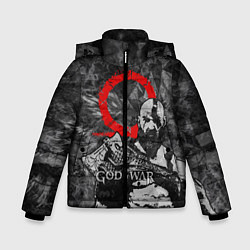 Куртка зимняя для мальчика GOD OF WAR : KRATOS, цвет: 3D-светло-серый