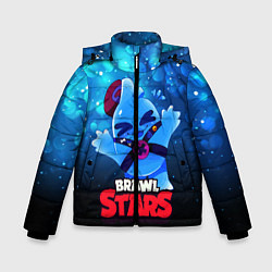 Куртка зимняя для мальчика Сквик Squeak Brawl Stars, цвет: 3D-светло-серый