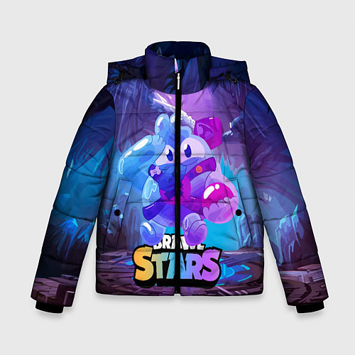 Зимняя куртка для мальчика Сквик Squeak Brawl Stars / 3D-Черный – фото 1