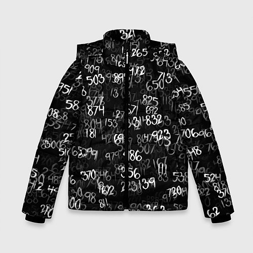 Зимняя куртка для мальчика Минус семь / 3D-Черный – фото 1