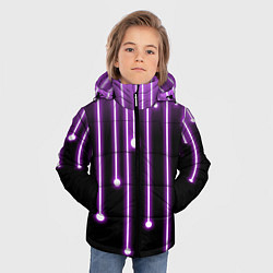 Куртка зимняя для мальчика LIGHT, цвет: 3D-черный — фото 2