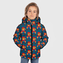 Куртка зимняя для мальчика Марио, цвет: 3D-черный — фото 2