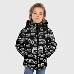 Куртка зимняя для мальчика Peaky Blinders Лезвие Паттерн, цвет: 3D-черный — фото 2