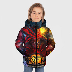 Куртка зимняя для мальчика Path of Exile, цвет: 3D-черный — фото 2