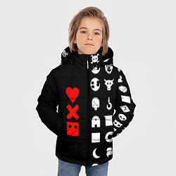 Куртка зимняя для мальчика Любовь, смерть и роботы, цвет: 3D-светло-серый — фото 2