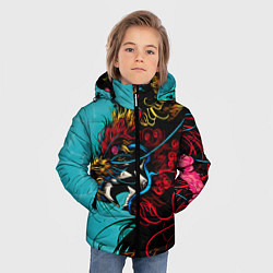 Куртка зимняя для мальчика Дракон Dragon, цвет: 3D-черный — фото 2