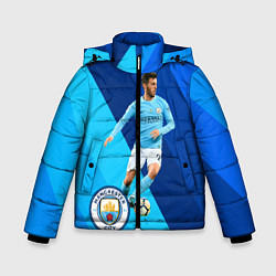 Куртка зимняя для мальчика Бернарду Силва Манчестер Сити, цвет: 3D-черный