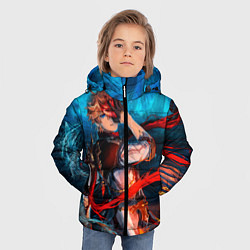 Куртка зимняя для мальчика Tartaglia art, цвет: 3D-черный — фото 2