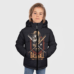 Куртка зимняя для мальчика BASEBALL, цвет: 3D-черный — фото 2