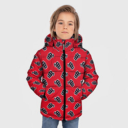 Куртка зимняя для мальчика Fight Club, цвет: 3D-светло-серый — фото 2