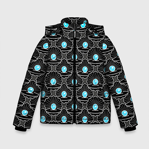Зимняя куртка для мальчика Жемчужина моря / 3D-Черный – фото 1