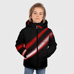 Куртка зимняя для мальчика Красная линия, цвет: 3D-черный — фото 2