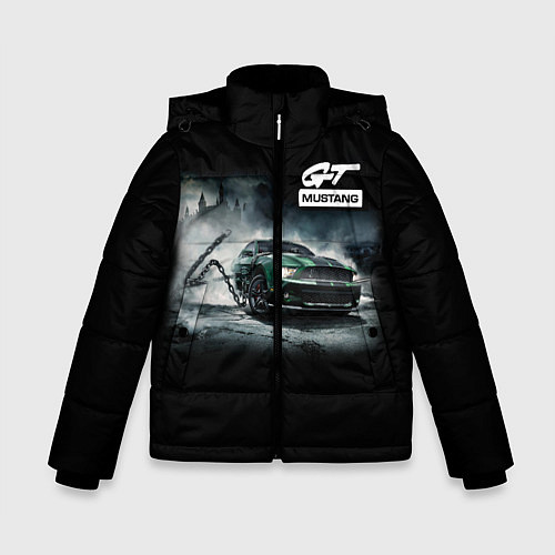 Зимняя куртка для мальчика Ford mustang / 3D-Черный – фото 1