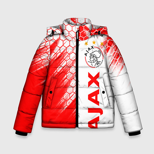 Зимняя куртка для мальчика FC AJAX AMSTERDAM ФК АЯКС / 3D-Черный – фото 1