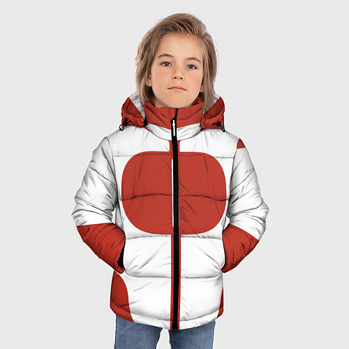 Зимняя куртка для мальчика Костюм Омни-Мэна / 3D-Красный – фото 3