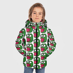 Куртка зимняя для мальчика Poggers Pattern, цвет: 3D-черный — фото 2