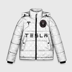 Куртка зимняя для мальчика INTER MIAMI FC TESLA KIT, цвет: 3D-черный