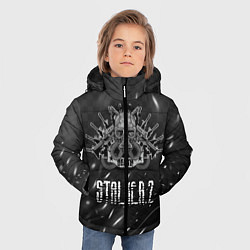 Куртка зимняя для мальчика Stalker 2 Death, цвет: 3D-светло-серый — фото 2