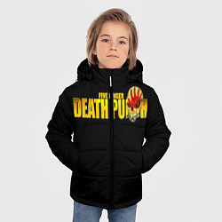 Куртка зимняя для мальчика FFDP Five Finger Death Punch, цвет: 3D-черный — фото 2