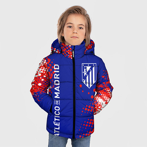 Зимняя куртка для мальчика ATLETICO DE MADRID АТЛЕТИКО / 3D-Светло-серый – фото 3